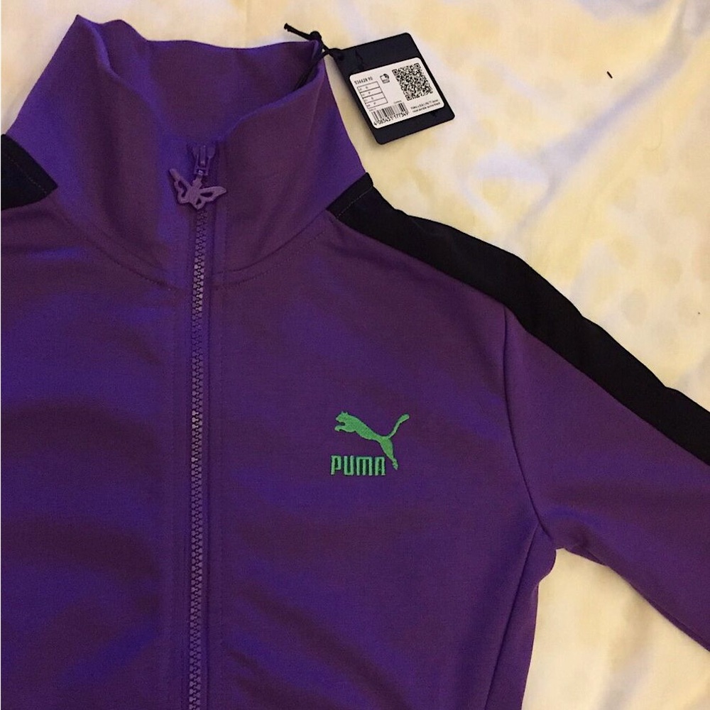 Dua Lipa X Puma Purple “Flutur Capsule” Tracksuit Jacket